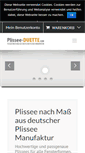 Mobile Screenshot of plissee-duette.com